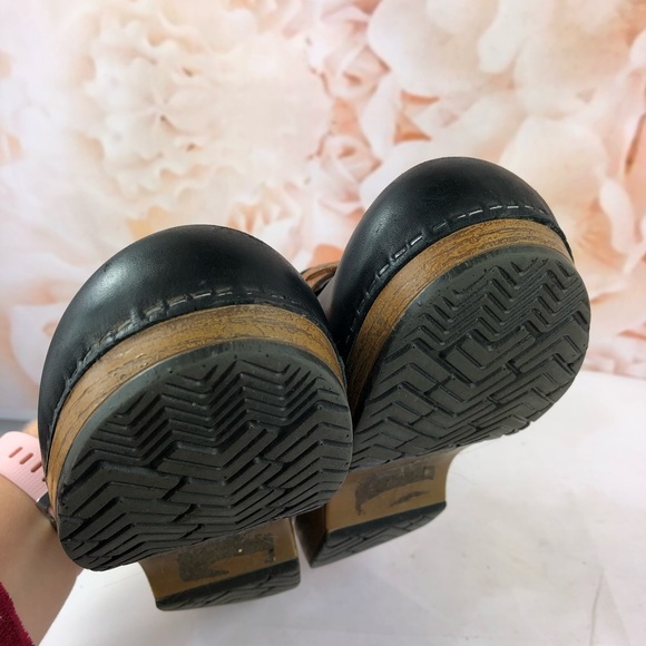 Dansko clogs braised details black brown size 6 - Picture 6 of 8